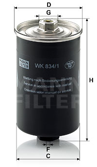 Fuel Filter WK 834/1