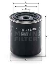 Oil Filter W 818/82