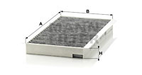 Cabin Air Filter CUK 3139