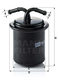 Fuel Filter WK 711