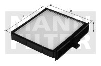 Cabin Air Filter CU 20 008
