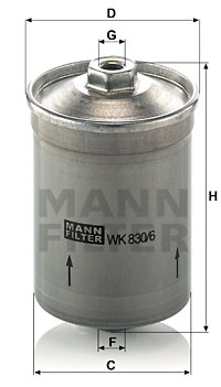 Fuel Filter WK 830/6