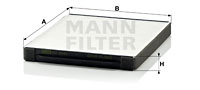 Cabin Air Filter CU 2441